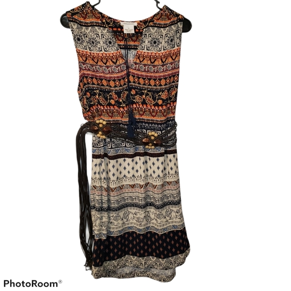 Bohemian vintage pull on dress - Picture 2 of 4